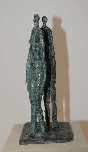 Le Couple - 47 x 20 x 20 cm - bronze - 1994