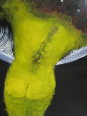 "Tohu-Bohu 4" série "Tohu-Bohu" - 1m95 x 1m43 - Huile sur toile