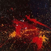 Corrida - 2009 - acrylique sur toile - 185 x 185 cm