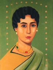 Fayoun - encaustique sur bois - 40 x 30 cm