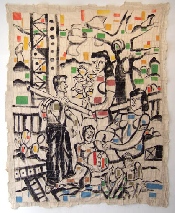 Le campeur - carte postale - d'après Ferand Léger - 1978